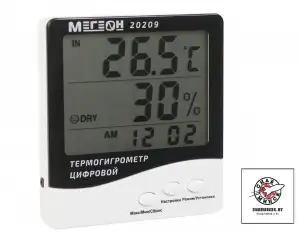 купить Термогигрометр настольный МЕГЕОН 20209