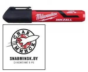 купить Маркер INKZALL супер широкий XL красный (-12 -), MILWAUKEE