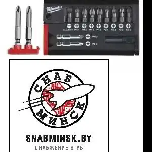 купить Набор бит COMPACT SCREWDRIVING BIT SET (12шт), MILWAUKEE