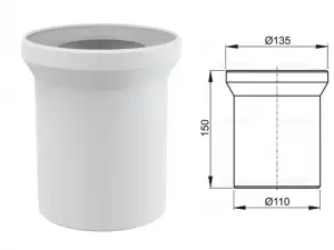 купить Насадка для унитаза 150 мм, Alcaplast