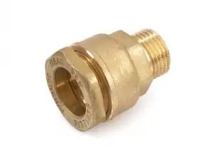 купить Ниппель 32x1' латунный для ПЭ труб General Fittings