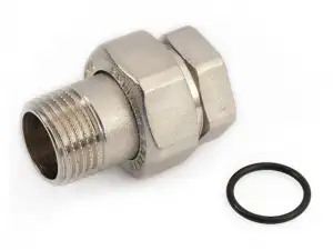 купить Американка прямая вн.-нар. 3/4' с уплотнительным кольцом, ник General Fittings