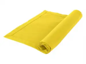 купить Дорожка на стол Assol, 120х40 см, желтый, BEROSSI (Состав ткани: 35% хлопок, 65% полиэстер)