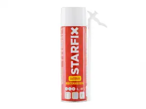 купить Пена монтажная бытовая всесезонная STARFIX Straw Foam (500мл) (Выход пены до 20 литров)