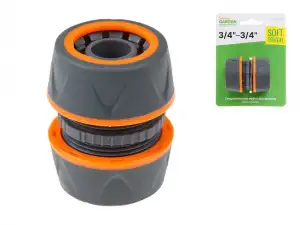 купить Муфта соед. для шлангов 1/2'(5/8') STARTUL GARDEN (ST6016-6-1/2) (soft touch, двухкомпонентная)