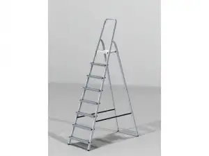 купить Лестница-стремянка алюм. 169 см 8 ступ. 5,4кг PRO STARTUL (ST9940-08) (Размеры профиля: Передний каркас 40х20х1, Задний каркас 30х20х1)