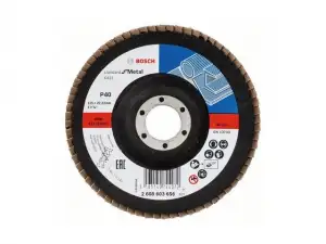 купить Круг лепестковый 125х22.2 мм K40 конический STANDARD FOR METAL BOSCH
