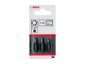 купить Насадка с шестигр. хв. Т15  25мм Bosch  (3 шт)