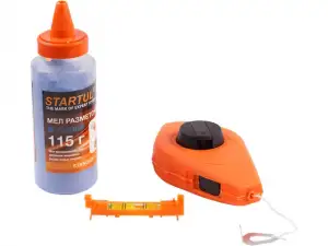 купить Шнур разметочный 30м с мелом и уровнем STARTUL STANDART (ST1210)