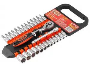 купить Набор головок и бит 28пр. 1/4' PRO STARTUL (PRO-42814) (6 граней)