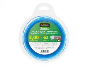 купить Леска ф 2.0 мм х 63 м бесшумная STARTUL GARDEN