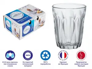 купить Набор стаканов, 6 шт., 250 мл, серия Provence Clear, DURALEX (Франция)