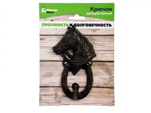 купить Крючок декоративный "Лошадь", 8х13,5х3 см, BLUMEN HAUS