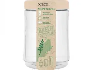 купить Банка для сыпучих продуктов Honey 0,75 л, лён, SUGAR&SPICE