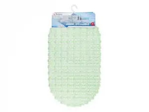 купить Коврик для ванной, овал 66х37 см, зеленый, PERFECTO LINEA