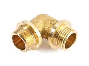 купить Колено нар.- нар. 1/2" с ограничителем General Fittings
