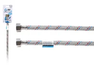купить Подводка гибкая, SUS, гайка 1/2' - гайка 1/2' 250см AV Engineering