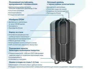 купить Бак мембранный для отопления Wester Impero WRV30-P