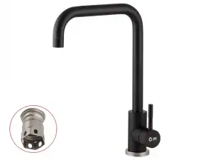 купить Смеситель для кухни (SUS 304) D35 черный AVZAR4-B304BK AV Engineering