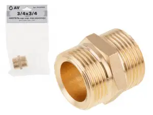 купить Ниппель нар.-нар. под евроконус 3/4'х3/4' AV Engineering (Муфта с наружной резьбой)
