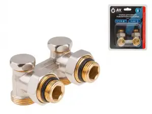 купить Клапан для нижнего подключения радиаторов 3/4' вентильный  AVE289002 AV Engineering