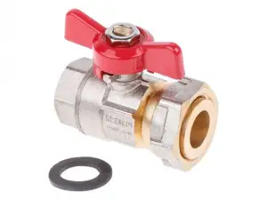 купить Кран шаровый с накидной гайкой 1/2'х3/4' PN40 AV Engineering