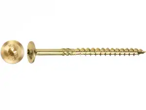 купить Шуруп конструкционный 6.0х80 по дереву, с прессшайбой, TORX30 (150 шт в карт. уп.) (STARFIX)
