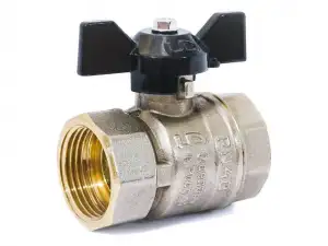 купить Кран шаровый 1/2' вн.-вн. бабочка PN 40 LD