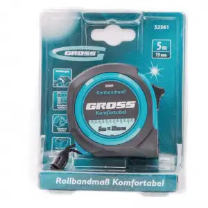 купить Рулетка Komfortabel 5 м х 19 мм,обрезиненный корпус Gross