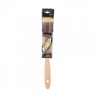 купить Кисть плоская Golden 1', искусственная щетина, деревянная ручка MTX