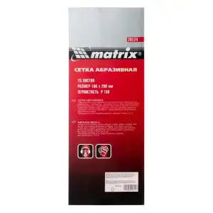 купить Сетка абразивная, P 150, 106 х 280 мм, 25 шт Matrix