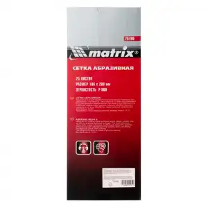 купить Сетка абразивная, P 800, 106 х 280 мм, 25 шт Matrix