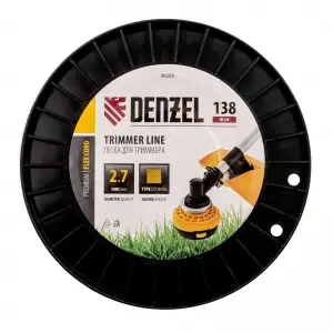 купить Леска для триммера квадрат, 2,7м х 138м, на DIN катушке FLEX CORD// Denzel