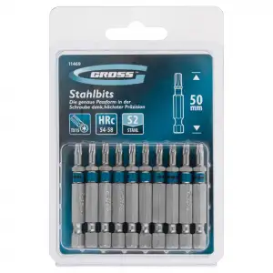 купить Бита Torx 15 х 50, сталь S2, 10 шт. Gross