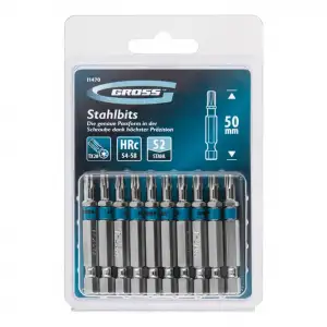 купить Бита Torx 20 х 50, сталь S2, 10 шт. Gross