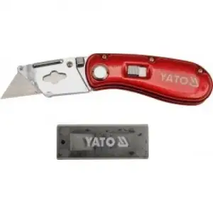 купить Нож с выдвижным трапециевидным лезвием (6 шт.) SK5 "Yato"