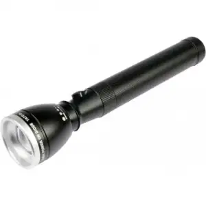 купить Фонарик IP64 228х47мм (3W, 130lm, 1.5V, 2xC, zoom) "Yato"