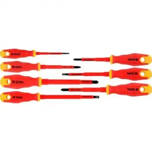 купить Отвёртки 1000V (набор 7пр.) S2 HRC56-60 "Yato"