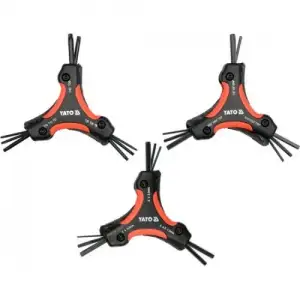 купить Ключи cкладные HEX и TORX (набор 26пр.) CrV "Yato"
