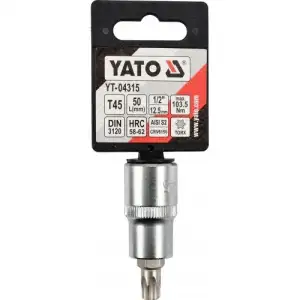 купить Головка 1/2" - вставка T45 L55мм "Yato"