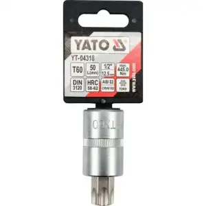 купить Головка 1/2" - вставка T60 L55мм "Yato"