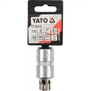 купить Головка 1/2" - вставка T70 L55мм "Yato"