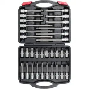 купить Головки 1/2" - вставки набор TORX T20-T70 (набор 32шт) CrV "Yato"