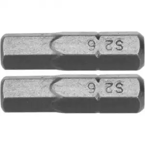 купить Бита HEX H6х25мм 1/4" (2шт) AlSl S2 "Yato"