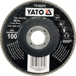 купить Круг лепестковый 125мм  Р40 "Yato"