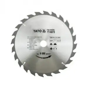 купить Диск пильный по дереву 300/30 24T с твердосплавными напайками "Yato"