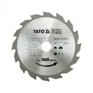 купить Диск пильный по дереву 140/20 16T с твердосплавными напайками "Yato"
