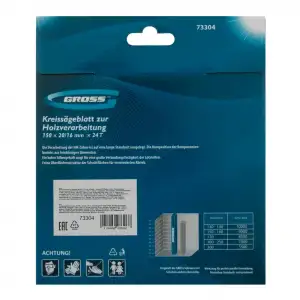 купить Пильный диск по дереву 150 x 20/16 x 24Т Gross