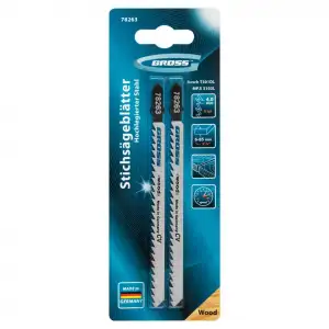купить Полотна для электролобзика  по дереву, 2 шт, ( 3103L-T301DL ) Gross