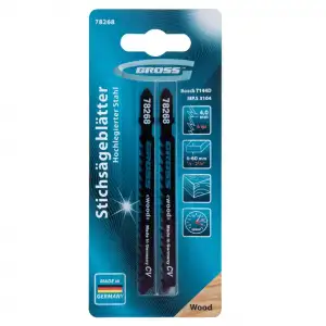 купить Полотна для электролобзика по дереву, 2 шт, ( 3104-T144D ) Gross